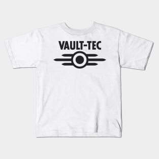 Vault Tec Black Kids T-Shirt